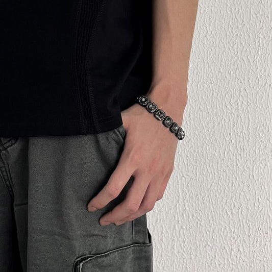 Rhinestone Stainless Steel Bracelet