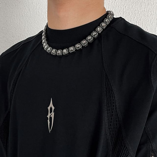 Rhinestone Stainless Steel Choker