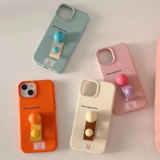 Strap Case Beaded Phone Finger