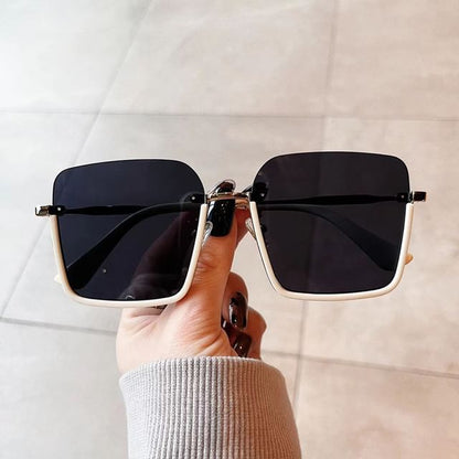 Square Half Frame Sunglasses
