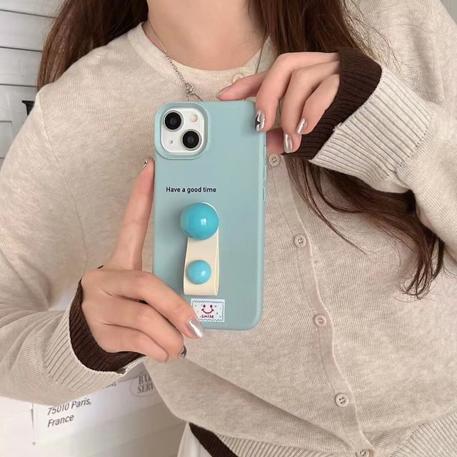 Strap Case Beaded Phone Finger