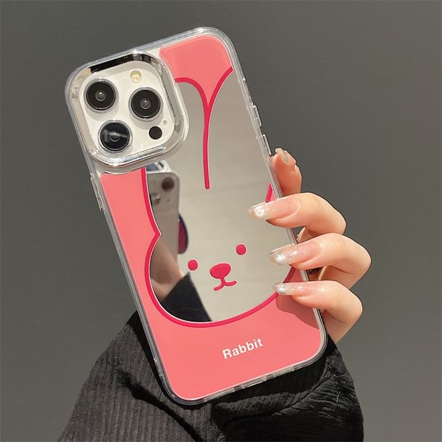 Rabbit Mirrored Phone Case