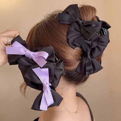 Ribbon Bow Hair Claw