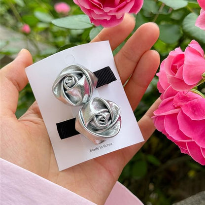 Rose Hair Clip