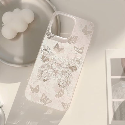 Case Floral Butterfly Phone