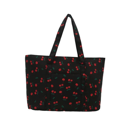 Cherry Print Tote Bag