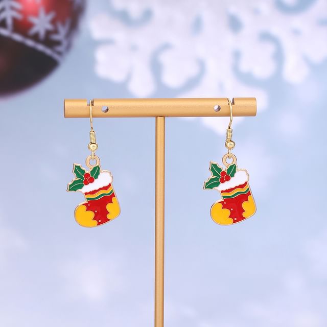 Christmas Cartoon Alloy Drop Earring