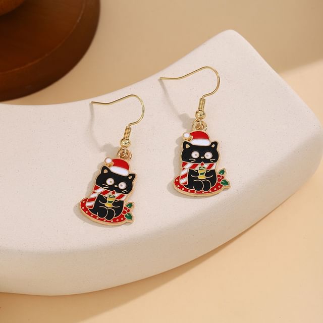 Christmas Cartoon Alloy Drop Earring