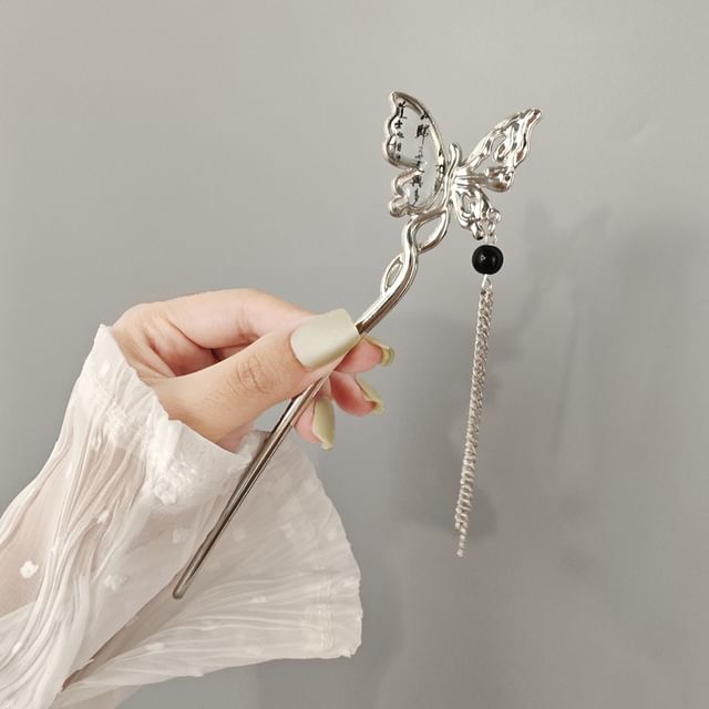 Beaded Alloy Hair Stick