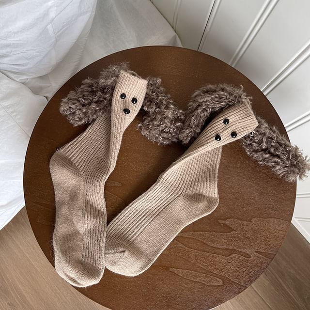 Dog Ear Accent Socks