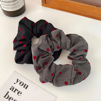 Dotted Scrunchie