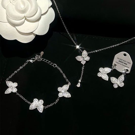 Butterfly Bracelet / Necklace / Stud Earring