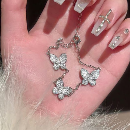 Butterfly Bracelet / Necklace / Stud Earring