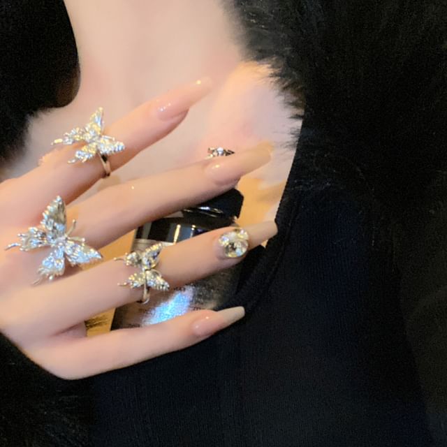 Butterfly Open Ring / Set