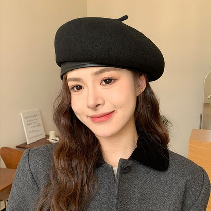 Plain Beret Hat