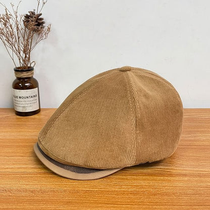 Corduroy Flat Cap