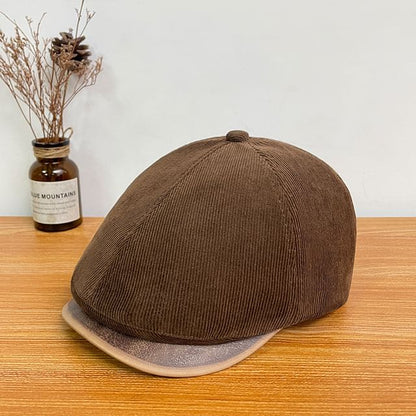 Corduroy Flat Cap