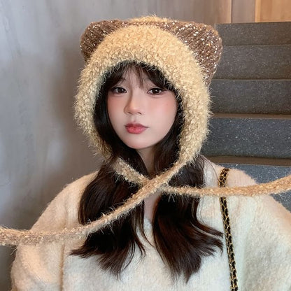 Cat Ear Wool Trapper Hat