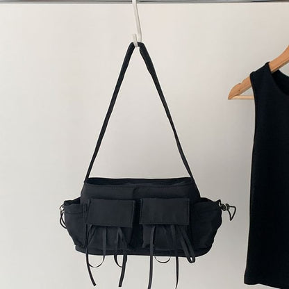Multi-Pocket Bow Shoulder Bag