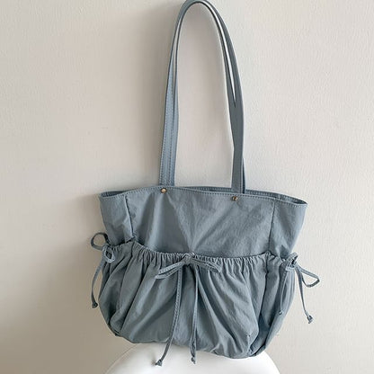 Multi-Pocket Bow Tote Bag