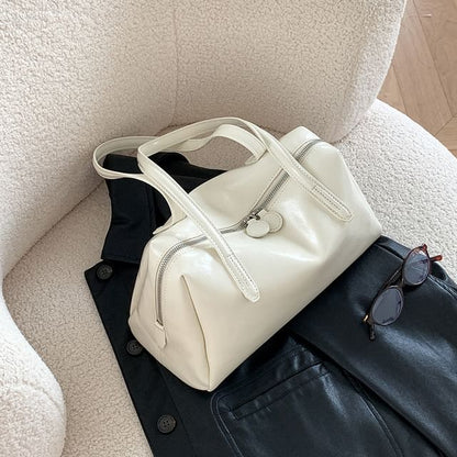 Faux Leather Tote Bag
