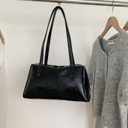 Faux Leather Tote Bag