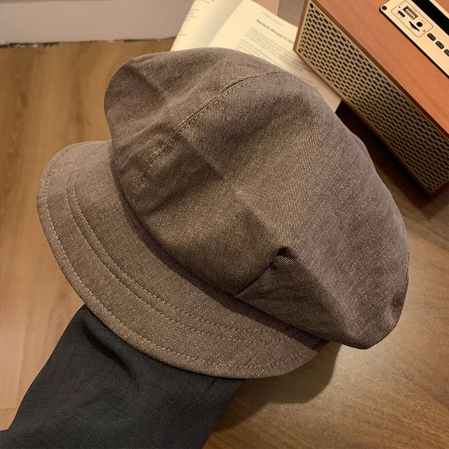 Plain Newsboy Cap