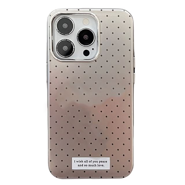 Case Phone Dot Polka