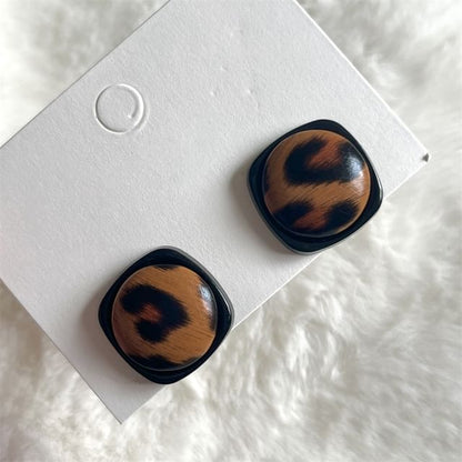 Leopard Acrylic Earring