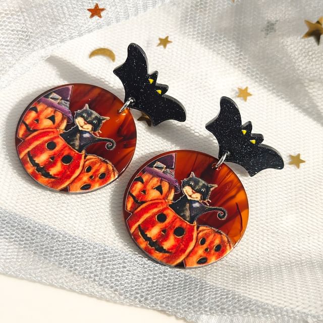 Halloween Acrylic Drop Earring