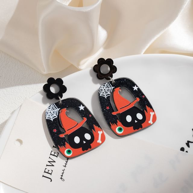 Halloween Acrylic Drop Earring