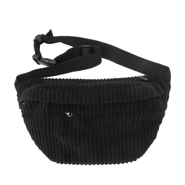 Bag Plain Belt Corduroy