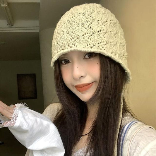 Crochet Knit Beanie Plain