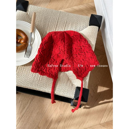 Crochet Knit Beanie Plain