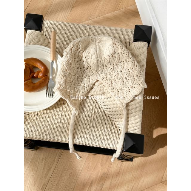 Crochet Knit Beanie Plain