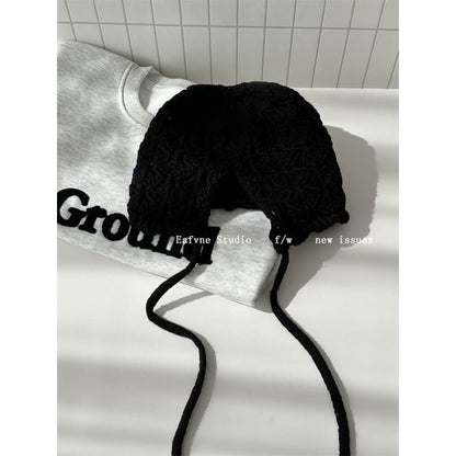 Crochet Knit Beanie Plain