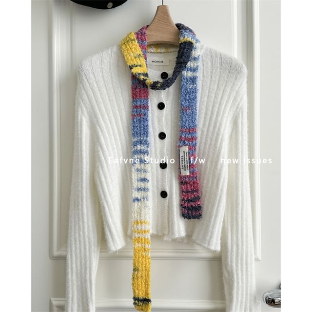 Gradient Scarf Skinny Knit