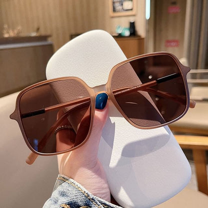 Square Frame Gradient Sunglasses