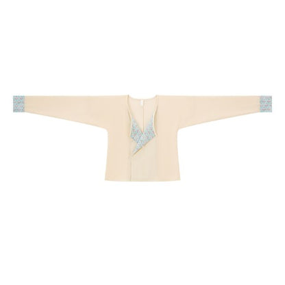 Long-Sleeve Hanfu Wrap Top / Camisole Top / Maxi A-Line Skirt / Set