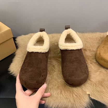 Fleece Lined Ankle Snow Boots