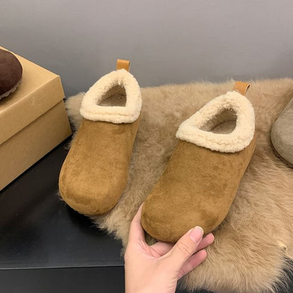 Fleece Lined Ankle Snow Boots