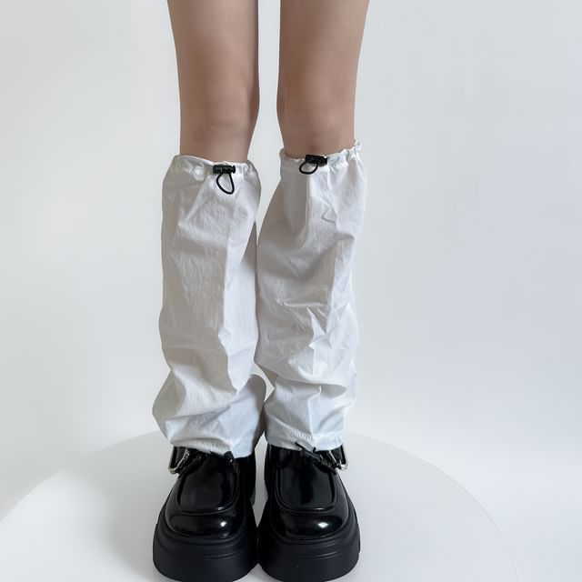 Plain Drawstring Leg Warmers