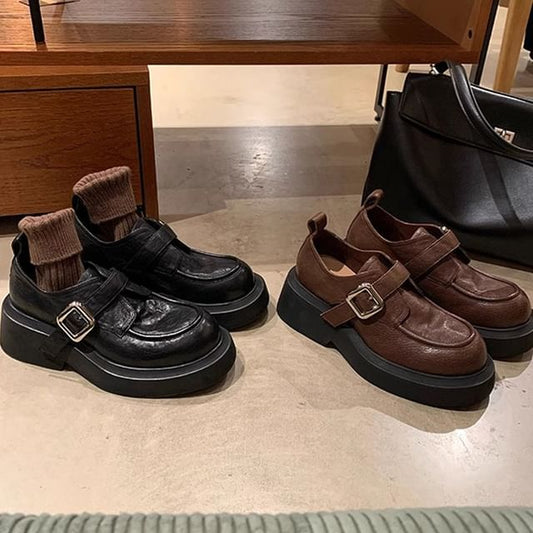 Platform Shoes Buckled