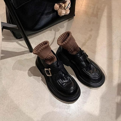 Platform Shoes Buckled