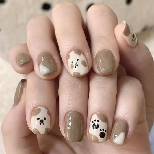 Bear Press On Nail