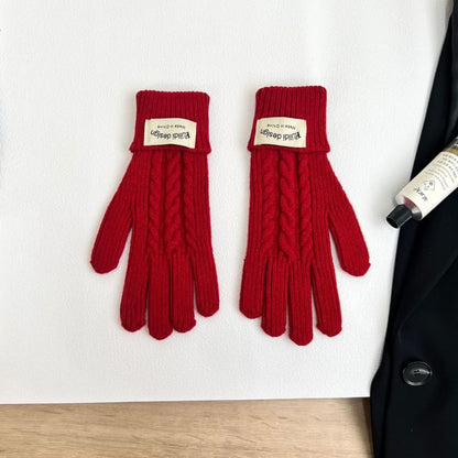 Plain Knit Balaclava / Gloves / Set