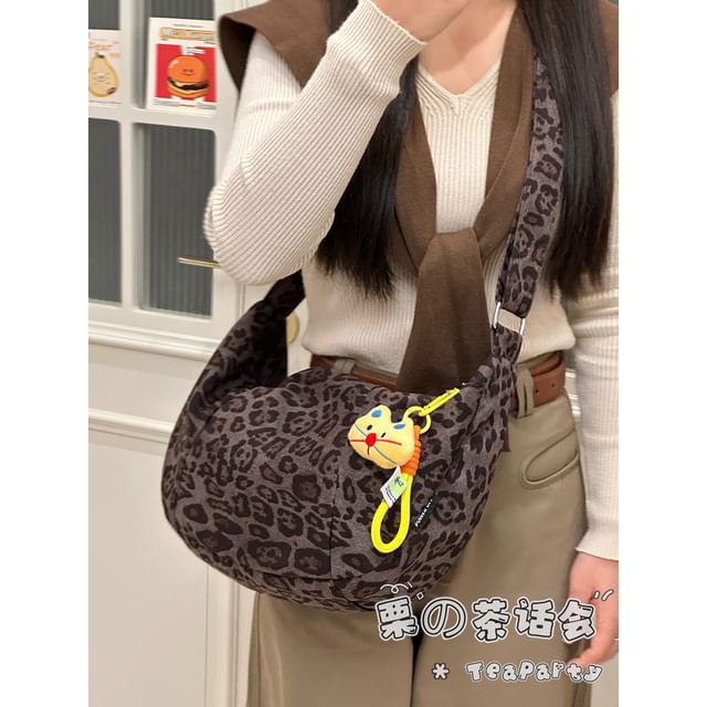 Leopard Print Crossbody Bag