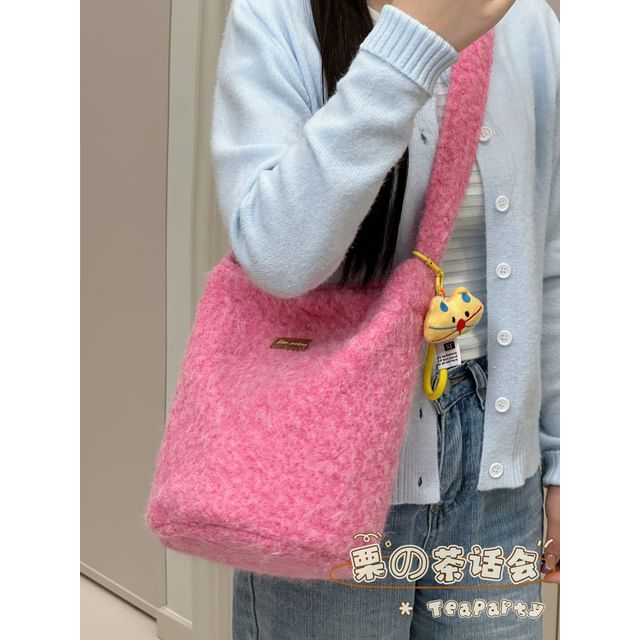 Plain Fluffy Crossbody Bag