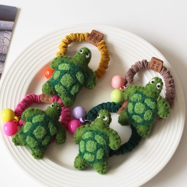 Turtle Felt Hair Tie