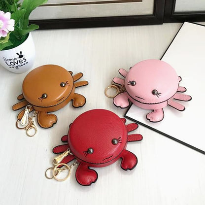 Cartoon Crab Faux Leather Coin Purse